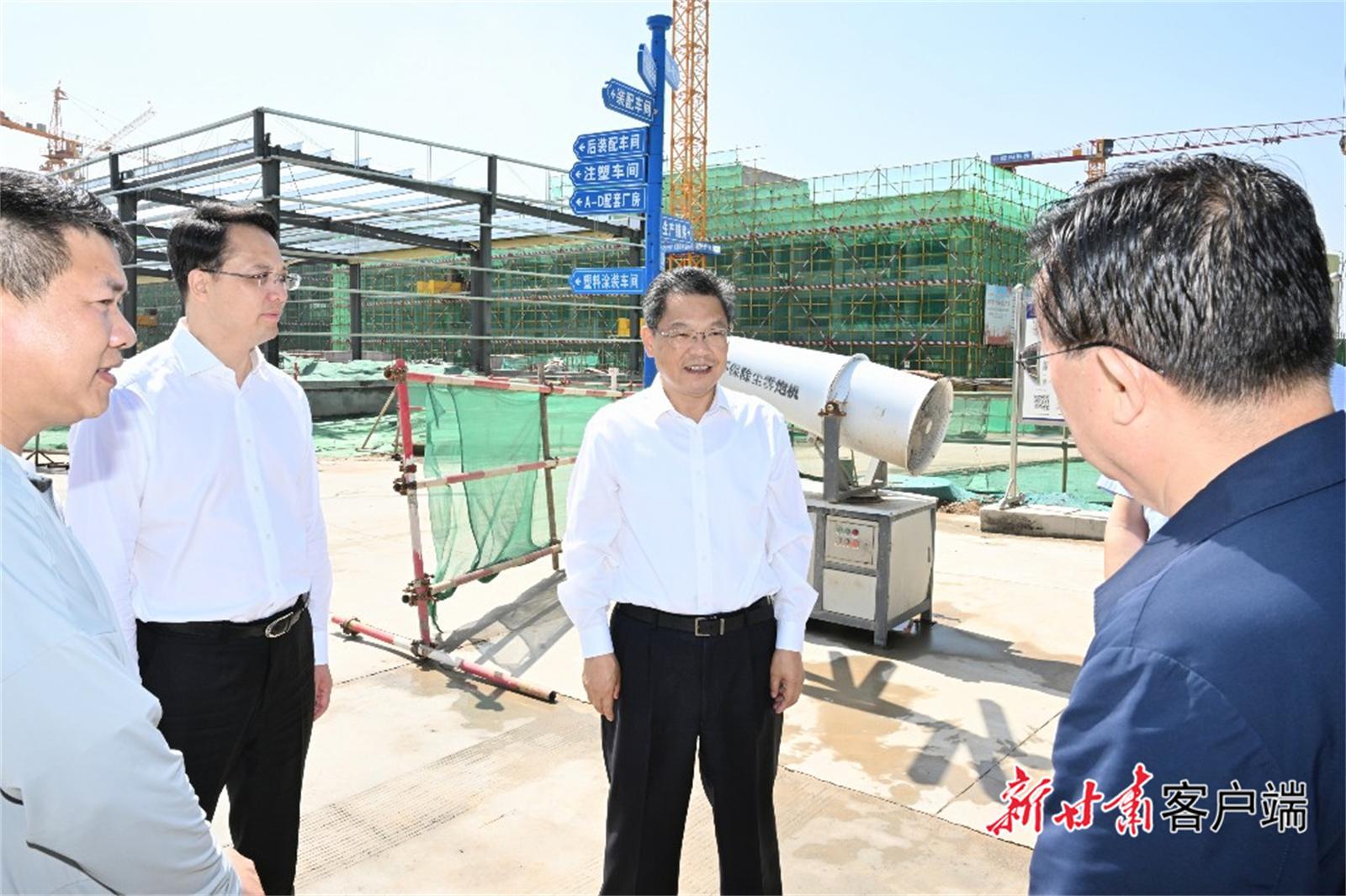任振鹤在兰州新区、兰州市安宁区调研时强调 延伸产业链拓宽产业面聚合产业群 因地制宜发展新质生产力